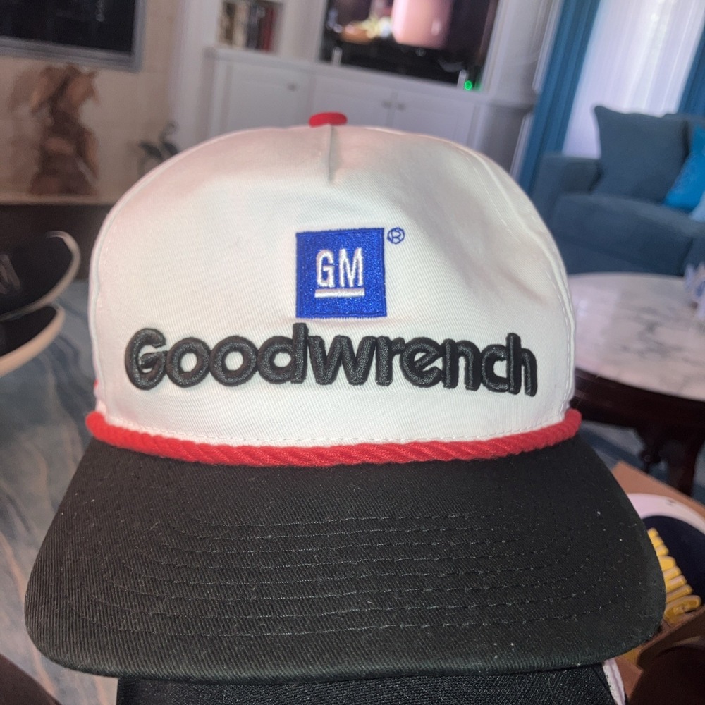 New Era Golfer Dale Earnhardt GM Goodwrench Rope Snapback NASCAR Hat #3 White